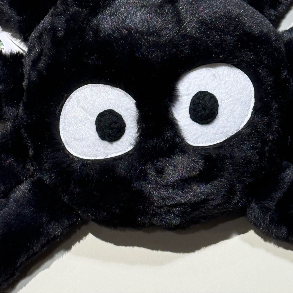 West Elm x Ed Emberley Black Plush Spider Pillow Toy - Picture 2 of 6